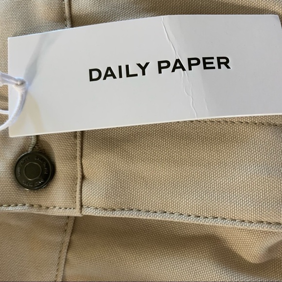 Daily Paper Rework Pants Color Beige Size Large - Picture 10 of 12